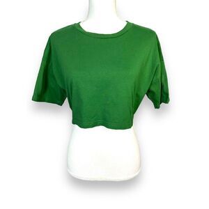 Tna Aritzia Kelly Green Crop Top